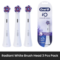 Oral B iO Series Radiant White Brush Heads Polish Remove Teeth Stain and Dental Plaque Match with Oral B iO 5/7/8/9 series