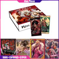 One Piece Cards KF 1st STRONG WORLD Anime Collection Cards Board Games Toys Mistery Box Birthday Gifts for Boys and Girls