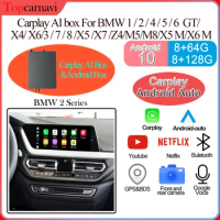 For BMW MGU (ID7) Topcarnavi CarPlay AI box Android box car multimedia player Android box for BMW 2/3/4/5/6/7 2020-today