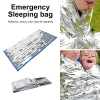 MutiaraMall Jakarta - TaffSPORT Selimut Darurat Emergency Blanket Camping Thermal 90x200cm - RM9