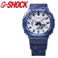 G-SHOCK GA-2100 Watch Men Fashion Casual Multi-functional Outdoor Sports Shock-proof LED Dial Dual Display Quartz Watches Women.