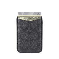 【COACH】精品MagSafe 卡套 經典黑