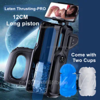 Leten Thrusting-Pro Automatic Telescopic 12cm Thrusting Vagina Masturbation Sex Toy for Men Powerful High Speed Male Masturbator