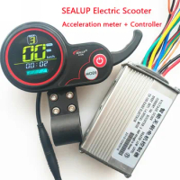 For SEALUP Electric Scooter 36V 48V Motor Brushless Controller Mountain Bike Speed TF-100 LCD Display Panel