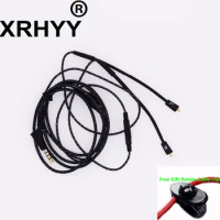 XRHYY Replacement Upgrade Detachable Audio Cable Cord with Mic Function for Shure SE215 SE315 SE425 SE535 UE900 Earphone Cables