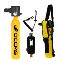 Mini Scuba Diving Oxygen Tank, Diving Equipment, Dive Cylinder, Capability 0.5L, Underwater Emergency Oxygen Tank, Standby
