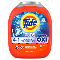 Tide Pods with Ultra Oxi Laundry Detergent Pods, 104 Count made in USA Prompt Shipping SG Dispatch