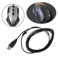 Durable USB Mouse Cable Mouse Line 86.61in for logitech G300 G300S Gaming Mouse PVC Wire