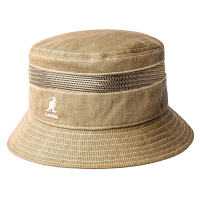 KANGOL COTTON MESH 棉質網面漁夫帽(燕麥色)