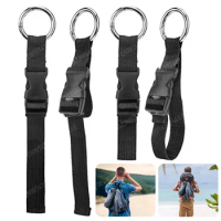 Travel Luggage Fixed Strap with Release Buckle Portable Luggage Strap Anti-Theft Backpack Jackets Gripper for Carry On Bags