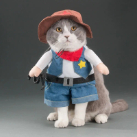 Lovely Easy To Wear Halloween Pet Costume Funny Uniform Dog Cosplay Clothing Pet Supplies Soft Fabri