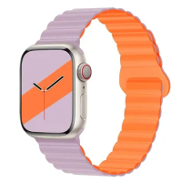 2024 NEW Liquid Silicone Magnetic Bands for Apple Watch Band Ultra 2 Series 9 SE Iwatch 42mm 44mm 45mm 49mm 38mm 40mm 41mm