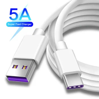 500pcs 5A Fast Quick Charging 1M 3FT Type c To USB A Cable USB-C Cables For Samsung s8 S10 S20 S22 Huawei P20 htc lg