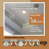 Plafon Modern Banyak Pilihan Warna / Plafon Bahan PVC Premium Terbaik dan Terlaris Bandung / Plafon 