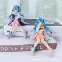2 types 14CM hatsune miku Hatsune Anime Figures Collecting Girl PVC Action Figures Model Toys