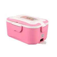 Stainless Steel Electric Lunch Box 24V 12V Portable Picnic Office Home Car Heating Food Heated Warmer Lunch Container Set
