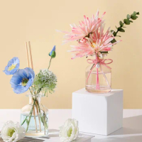 Lychee Life Artificial Plants Tulip Flower Reed Diffuser Sticks Fragrance Aroma Diffuser Refill Diy Floral Home Decor Crafts
