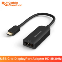 USB C to DP1.4 Adapter 8K@30Hz/4K@144Hz Type C to DisplayPort Cable Work for Oculus Rift S,Mac Mini 2018,Macbook Pro/Air 2020