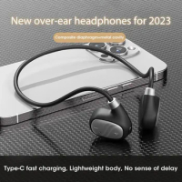 New Air Conduction Earphones Bluetooth Wireless IPX5 Waterproof MP3 Player Hifi Ear-hook Headphone With Mic Headset For Running