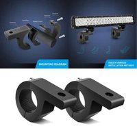 BRACKET BRAKET CRASHBAR JEPIT LAMPU TEMBAK BRACKET LAMPU STANG MOTOR