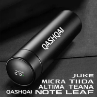 Car Intelligent Thermos Cup For Nissan Qashqai Juke Micra Leaf XTrail Patrol Sentra Altima Tiida Rogue Maxima Teana Accessories