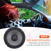 5/6 Inch Car HiFi Coaxial Speaker Full Range Frequency Subwoofer Speakers Car Audio Horn for Vehicle Automobile