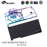 Bykski GPU Block For EVGA Geforce RTX 3090Ti FTW3 Ultra Graphics Card Cooling,GPU Watercooler N-EV3090TIFTW3-X