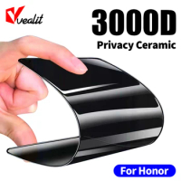 3000D Ceramic Privacy Screen Protector For Honor Magic 5 4 3 Pro X9a X8a X7a X6 X5 Anti Spy Film For Honor 80 70 8X 9X 10X Lite