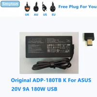 Original AC Adapter Charger For ASUS 20V 9A 180W USB ADP-180TB K Laptop Power Supply