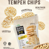 [6จ่าย5] New Cozzo Tempeh Soy Bean Chips ชิปถัวเหลืองทอดกรอบ