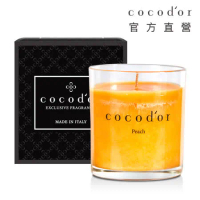  【快速到貨】cocodor 香氛蠟燭130g-蜜桃(官方直營)
