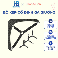 Set 4 Kẹp Cố Định Ga Giường Chống Xê Dịch Chất Liệu Inox Không Gỉ HGHOME