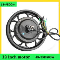 12 Inch 48V800W Electric Bicycle Hub Motor Scooter Motor Wheel E-bike for KUGOO ES3 Electric Scooter Accessories Parts