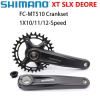 SHIMANO DEORE SLX XT FC MT510 Crankset 10/11/12-Speed Crankset BB52 32T 34T 170MM 175MM