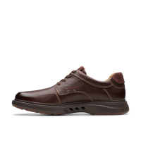 【Clarks】樂活百搭正裝休閒鞋 (紅褐色)-UK 7.5