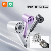 XIAOMI MIJIA H501 High Speed Anion Hair Dryer 110000 Rpm 62m/s Wind Speed Professional Negative Ion Hair Care 1600W Quick Drying