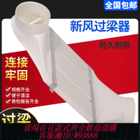 出風罩 【7569人收藏】ABS新風管道過梁器扁管 pvc 110/75/160/200室內新風系統