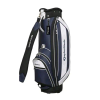 tas golf cart bag Taylormade Navy stripe White golf bag