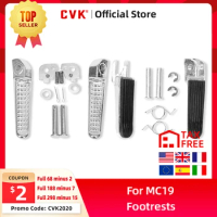 CVK Front and after Footrests Foot Peg Rests For Honda CBR250 MC19 MC22 CBR400 NC23 NC29 CBR250RR NC30 NSR250 Accessories