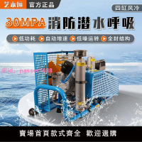 正壓式空氣呼吸器高壓充氣泵30mpa潛水瓶打氣機20mpa消防充氣泵