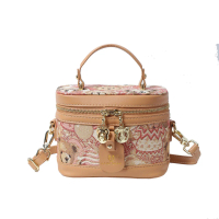 Beg Tangan Wanita, Rekaan Beruang Kitty, Blok Warna Comel, Bahu Tunggal dan Selempang, A0177, Beg Pa