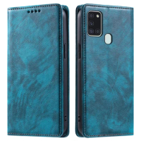 For Samsung Galaxy A21S Case Luxury Leather Wallet Flip Magnetic Case For Samsung A21S Phone Case