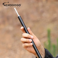 【Aerogogo】台灣總代理 180cm輕量鋁合金組合露營營柱/天幕桿 - 黑色