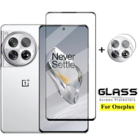 2Pcs Glass For Oneplus 12 Tempered Glass Oneplus 12 11 10 Pro Screen Protector 3D Protective Phone Lens Film Oneplus 12 Glass