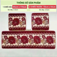 Đệm ghế nhung, đệm ghế sofa, Thảm trải ghế ngồi mùa đông - Đệm dài 1.7m x 55cm, 2 đệm ngắn 55cm x 55