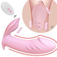 10 Speeds Wearable Dildo Vibrator Remote Control Panties Vibrating Anal Vagina Clitoris Stimulator Vibrator Sex Toys For Women