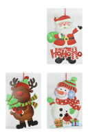 飾-大(綜合下標區)，聖誕節/聖誕樹/聖誕佈置/聖誕掛飾/裝飾/老公公/麋鹿/雪人，X射線 彩繪聖誕掛