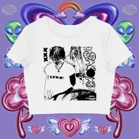 GIRL.CLUB | CROP TOP KEN CARSON DESTROY LONELY | GRUNGE | Y2K | METAL | VINTAGE | ANIME | BAND | KPO