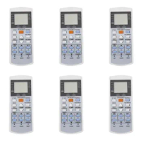 6X Conditioner Air Conditioning Remote Control for Panasonic Controller A75C3407 A75C3623 A75C3625 KTSX003 A75C3297