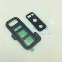 For Samsung Galaxy Note 8 Back Camera Lens Glass Cover with Ring Metal Holder Frame with Sticker